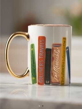 New  Rifle Paper Co.'s Book Club Mug Cup